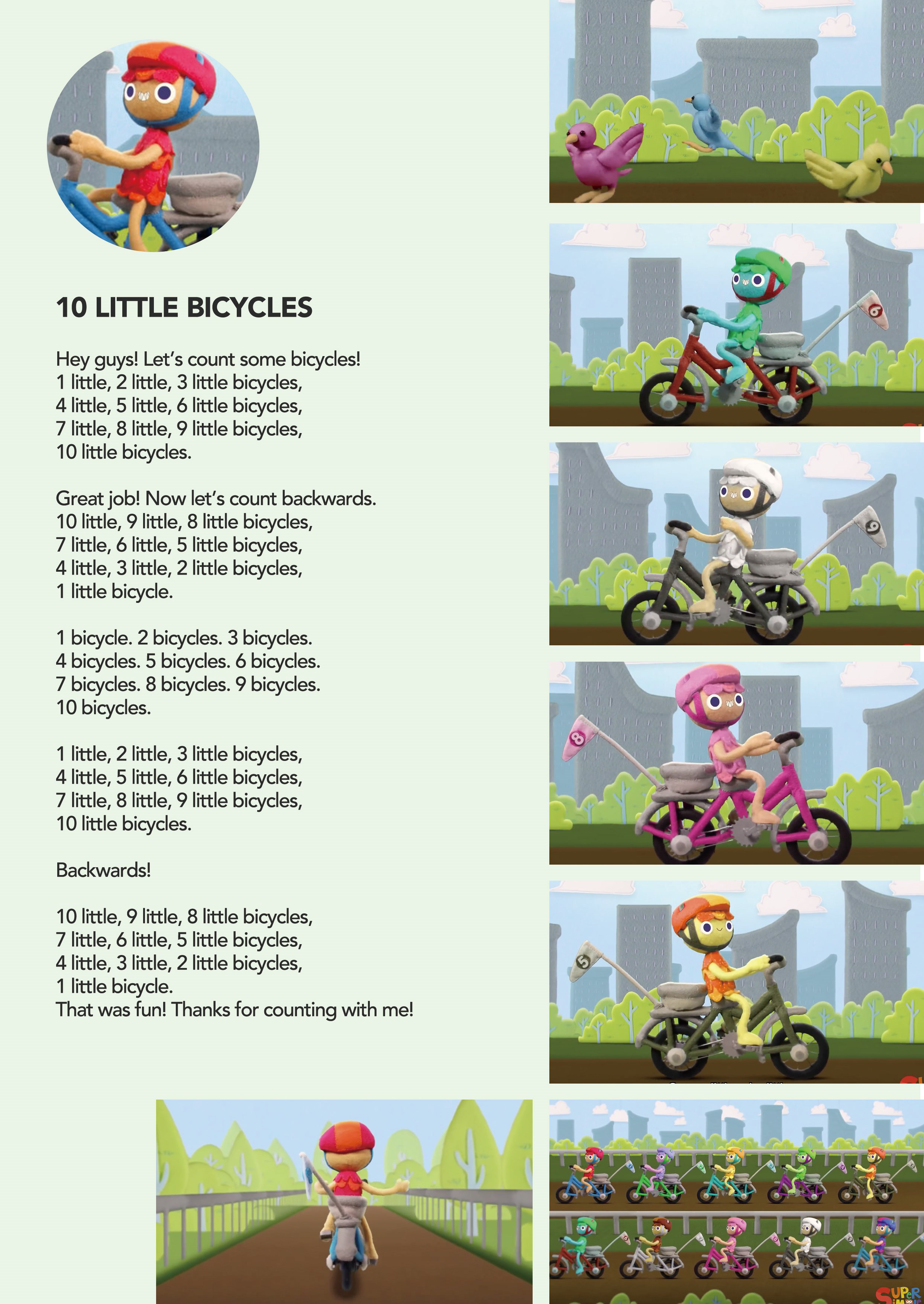 140 10 Little Bicycles